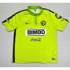 Nike BIMBO Men's Large Soccer Jersey CORONA Coca-Cola Banamex  Dri-Fit Interjet